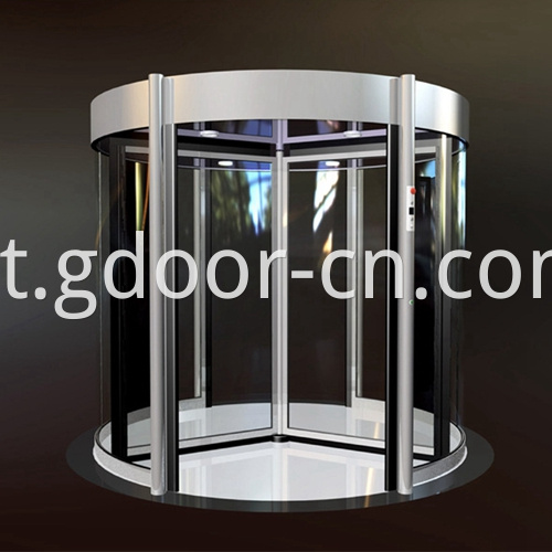 Three-wing Automatic Revolving Doors with Modular Design